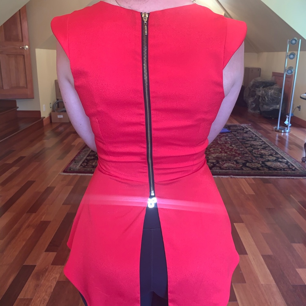 Naven Red blouse top size 4